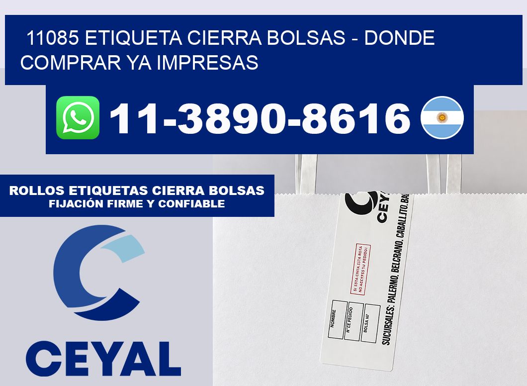 11085 etiqueta Cierra Bolsas – Donde Comprar ya impresas