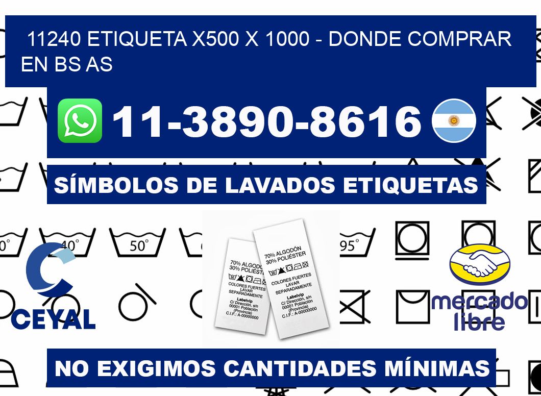 11240 etiqueta x500 x 1000 - Donde Comprar en bs as