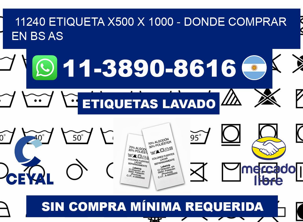 11240 etiqueta x500 x 1000 - Donde Comprar en bs as