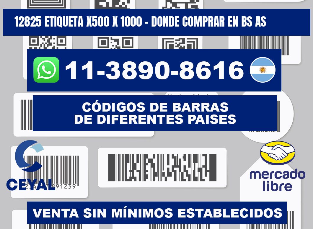 12825 etiqueta x500 x 1000 - Donde Comprar en bs as