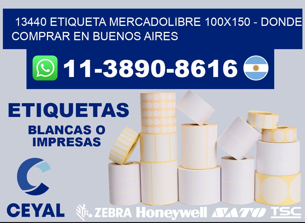 13440 etiqueta MercadoLibre 100x150 - Donde Comprar en Buenos Aires