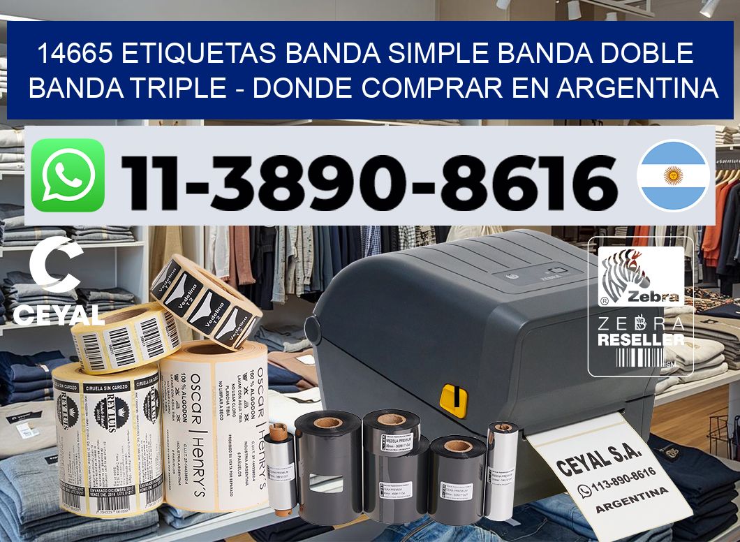 14665 etiquetas banda simple banda doble banda triple – Donde Comprar en Argentina