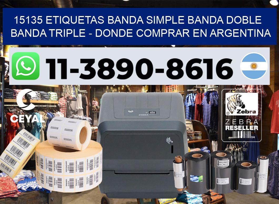 15135 etiquetas banda simple banda doble banda triple – Donde Comprar en Argentina