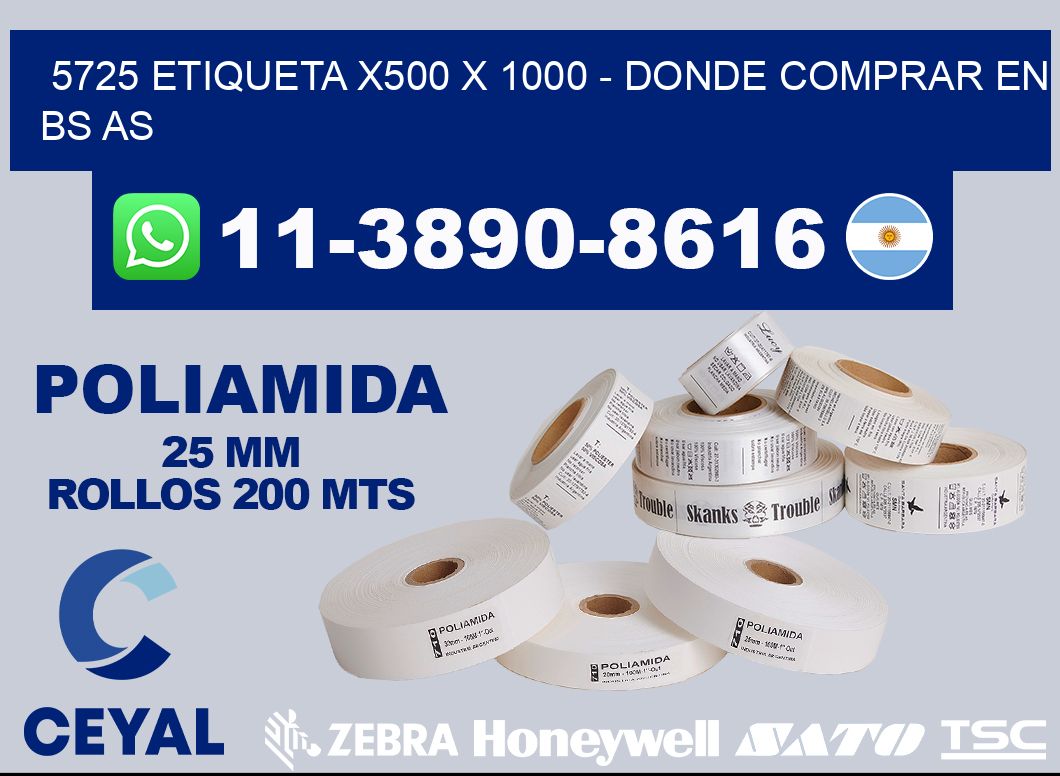 5725 etiqueta x500 x 1000 - Donde Comprar en bs as