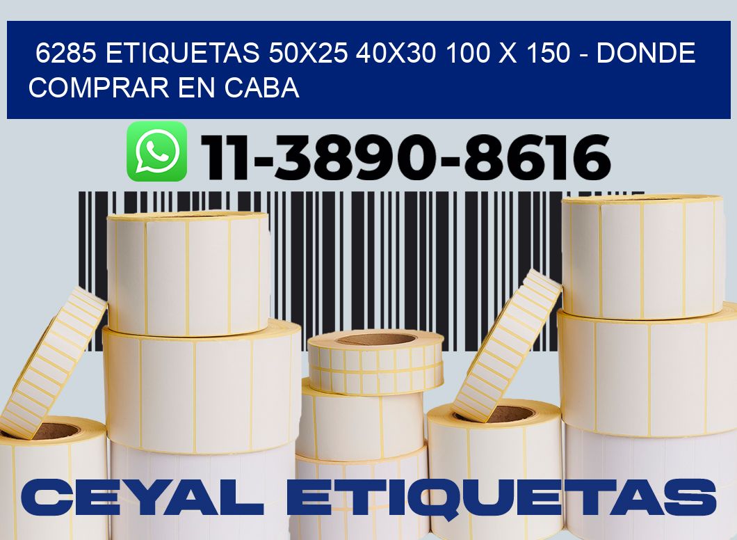 6285 etiquetas 50x25 40x30 100 x 150 - Donde Comprar en Caba