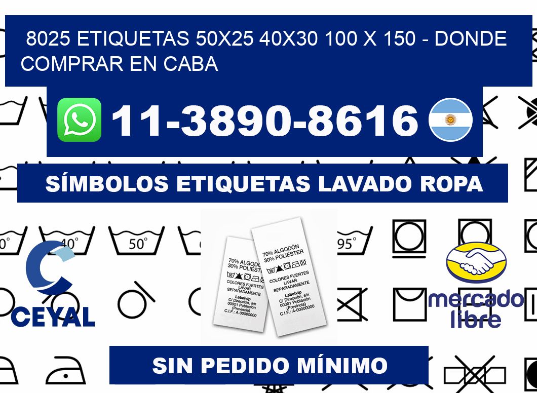 8025 etiquetas 50x25 40x30 100 x 150 - Donde Comprar en Caba