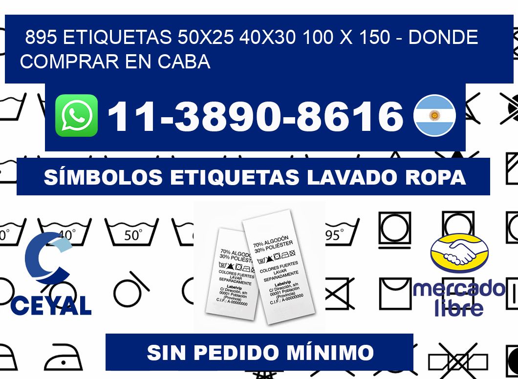 895 etiquetas 50x25 40x30 100 x 150 - Donde Comprar en Caba