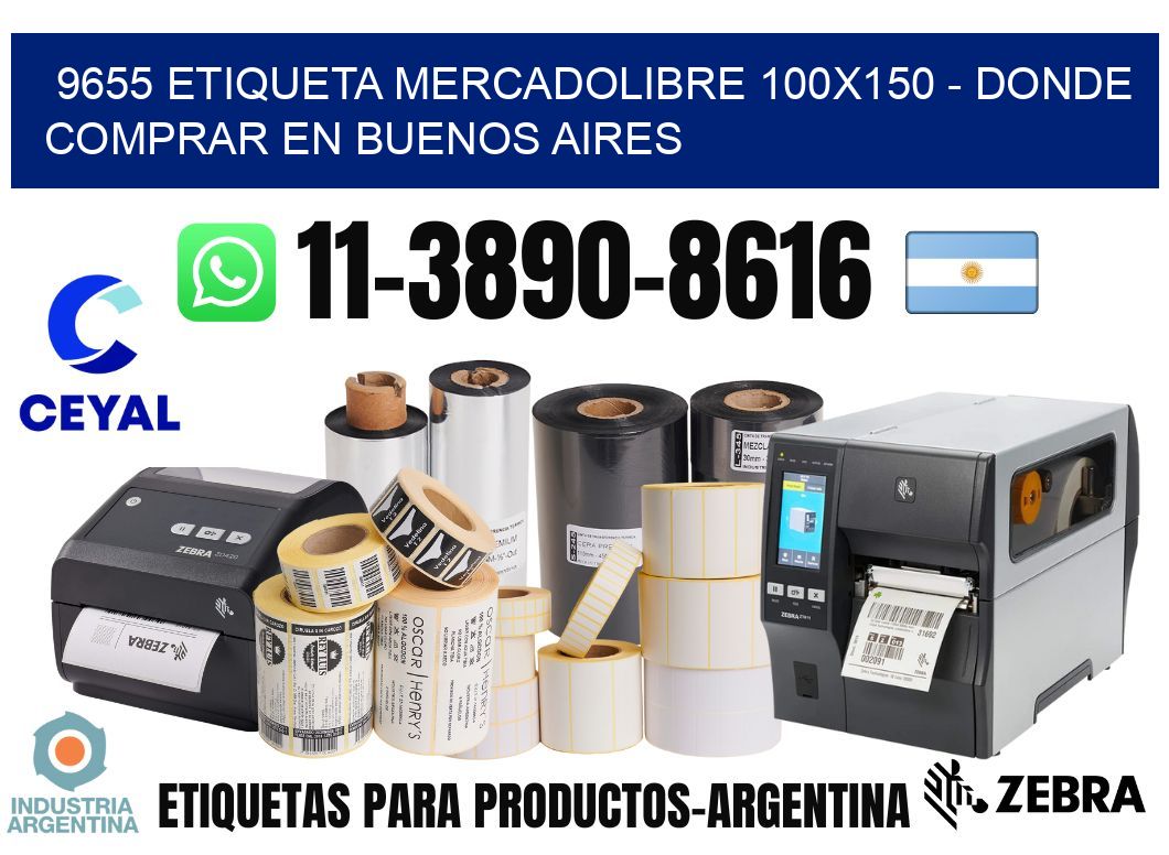9655 etiqueta MercadoLibre 100x150 - Donde Comprar en Buenos Aires