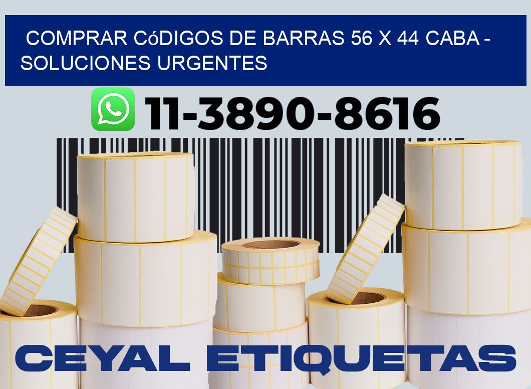Comprar códigos de barras 56 x 44 CABA - soluciones urgentes