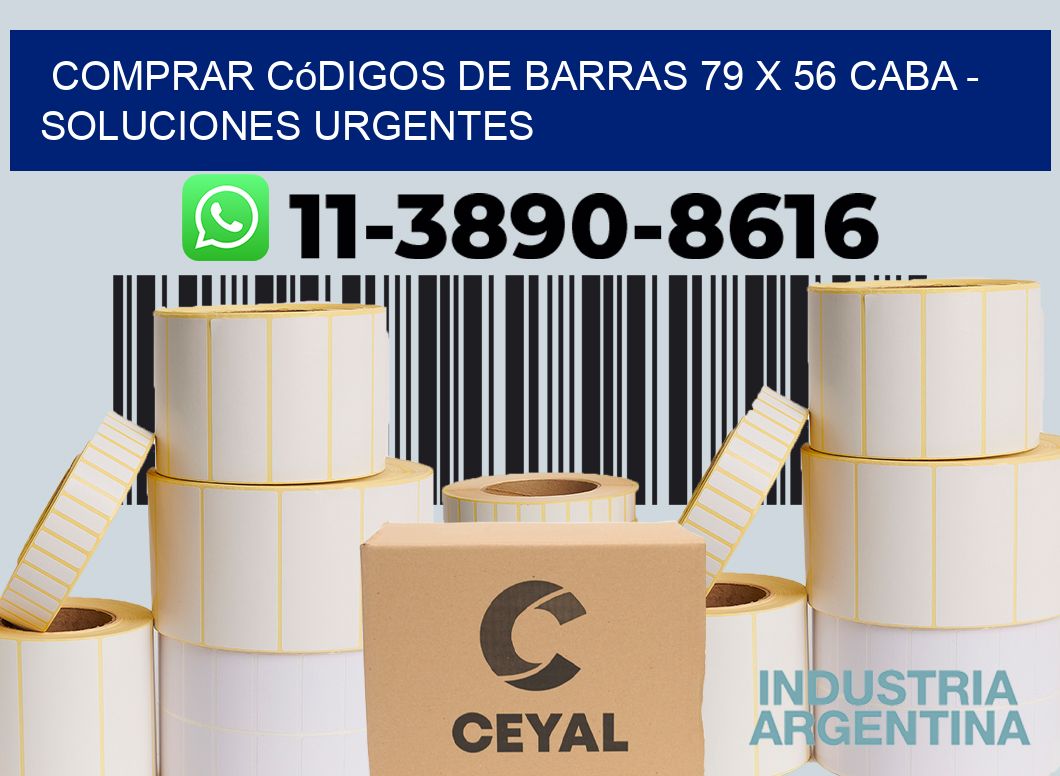 Comprar códigos de barras 79 x 56 CABA - soluciones urgentes