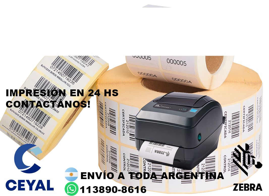 Donde Comprar etiquetas 64 x 59 en AV AVELLANEDA? Buenos Aires - Stock permanente