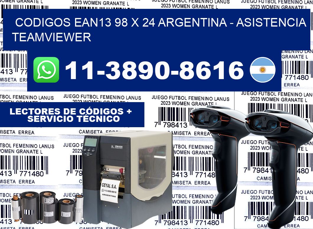 codigos ean13 98 x 24 argentina – asistencia teamviewer