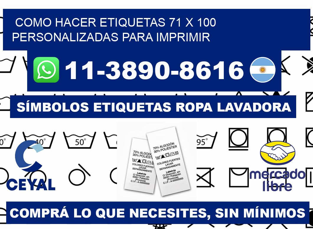 como hacer etiquetas 71 x 100 personalizadas para imprimir