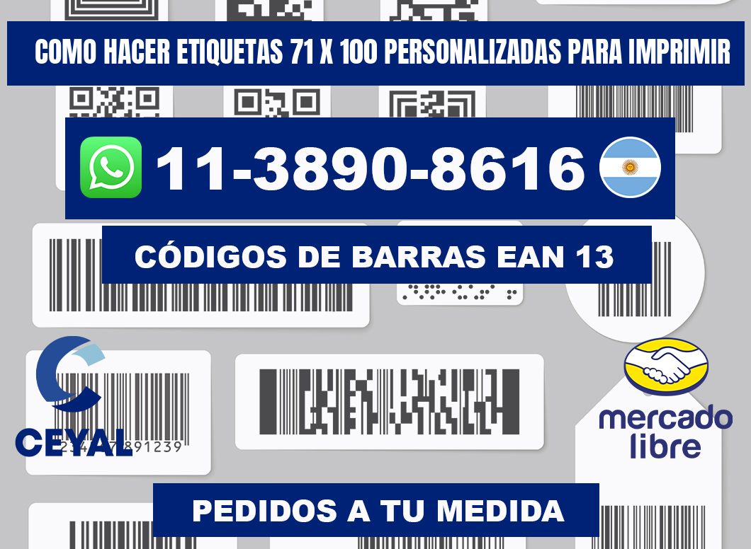 como hacer etiquetas 71 x 100 personalizadas para imprimir