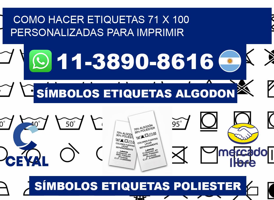 como hacer etiquetas 71 x 100 personalizadas para imprimir