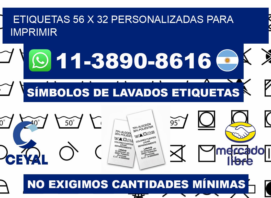 etiquetas 56 x 32 personalizadas para imprimir