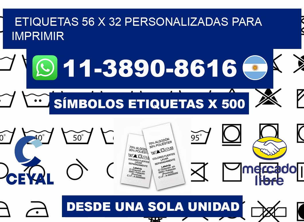 etiquetas 56 x 32 personalizadas para imprimir
