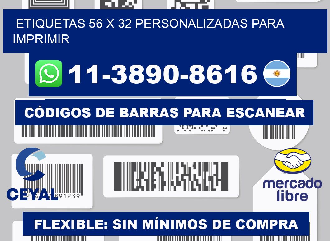 etiquetas 56 x 32 personalizadas para imprimir