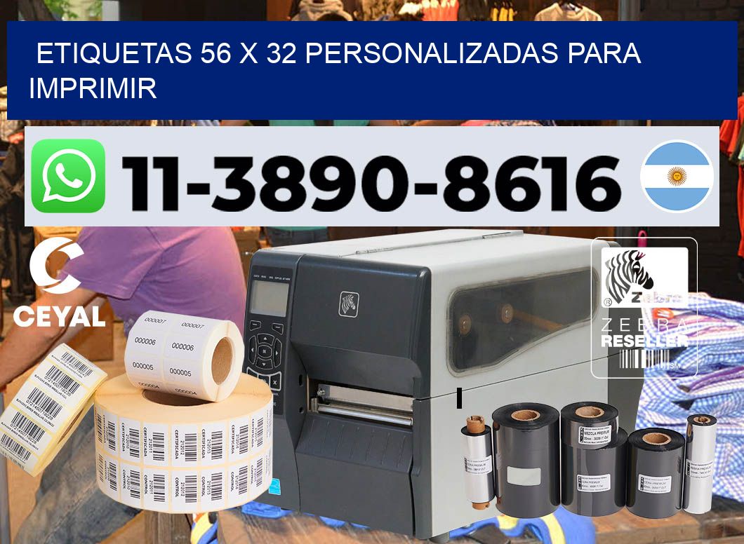 etiquetas 56 x 32 personalizadas para imprimir