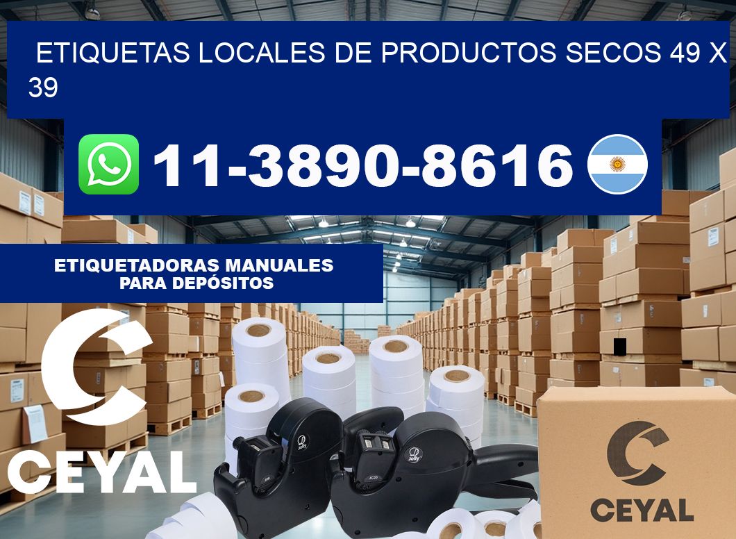etiquetas locales de productos secos 49 x 39