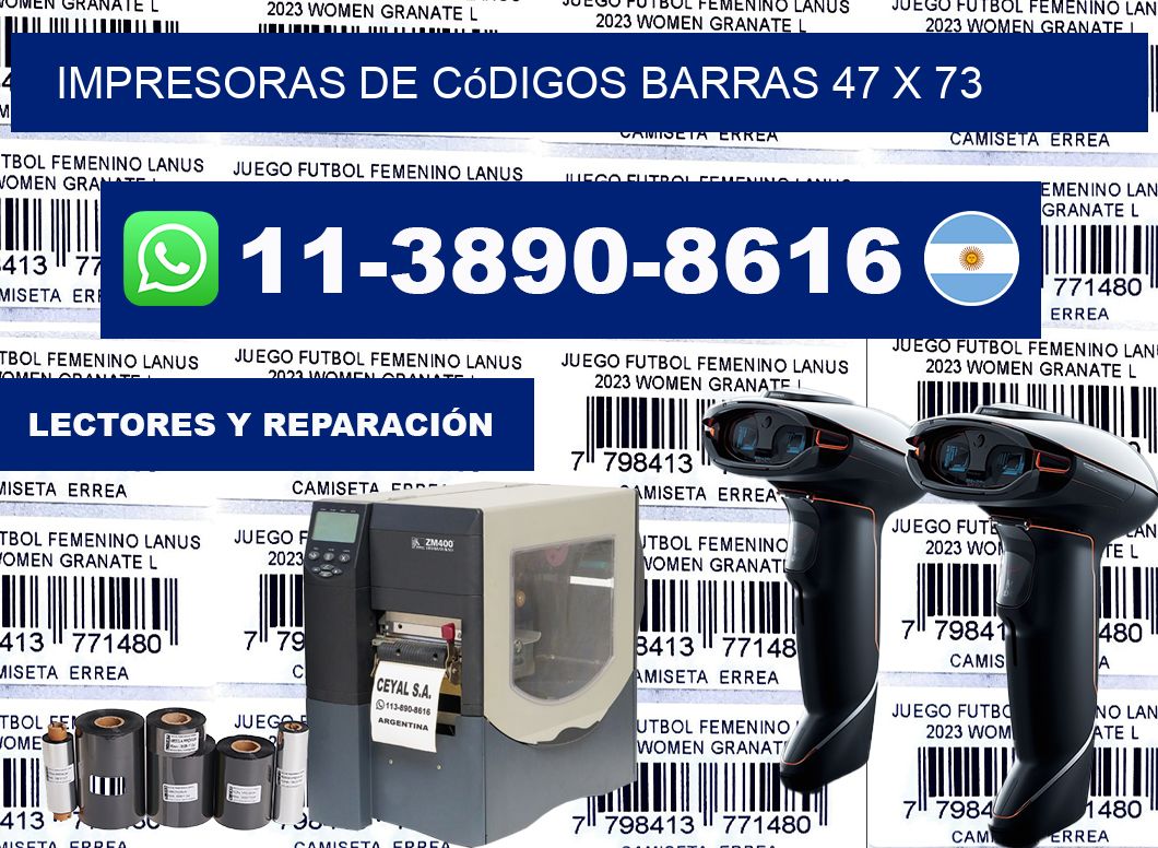 impresoras de códigos barras 47 x 73