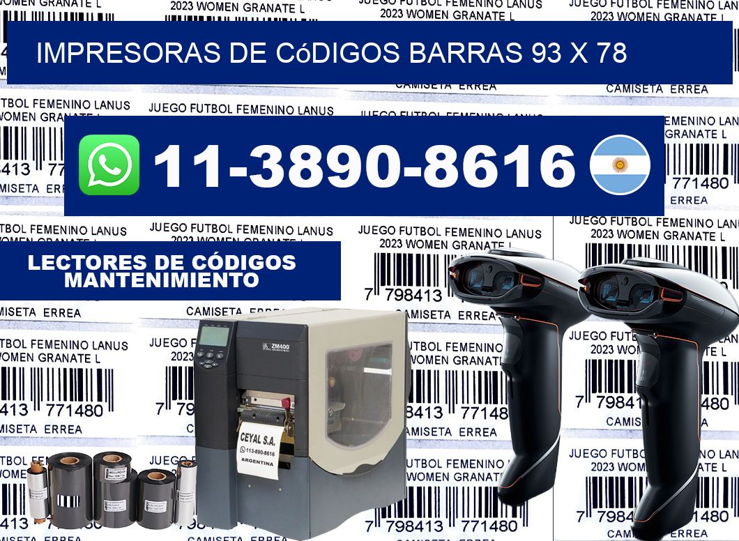 impresoras de códigos barras 93 x 78