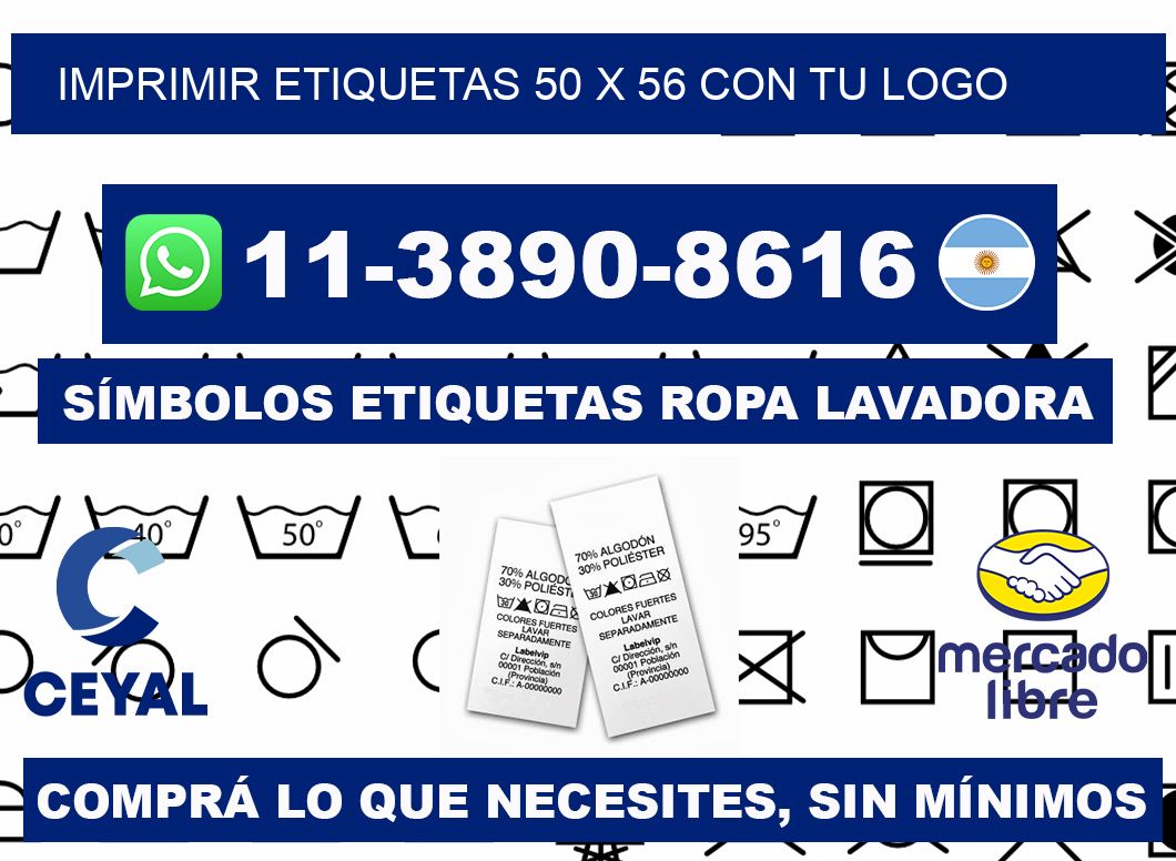 imprimir etiquetas 50 x 56 con tu logo