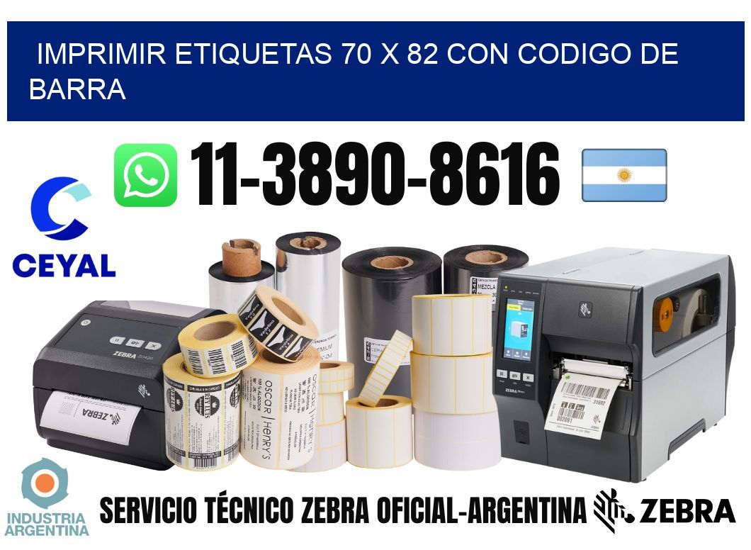 imprimir etiquetas 70 x 82 con codigo de barra