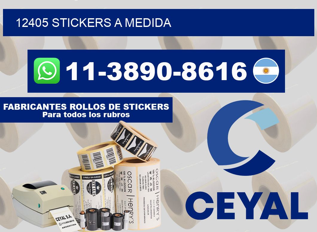 12405 stickers a medida