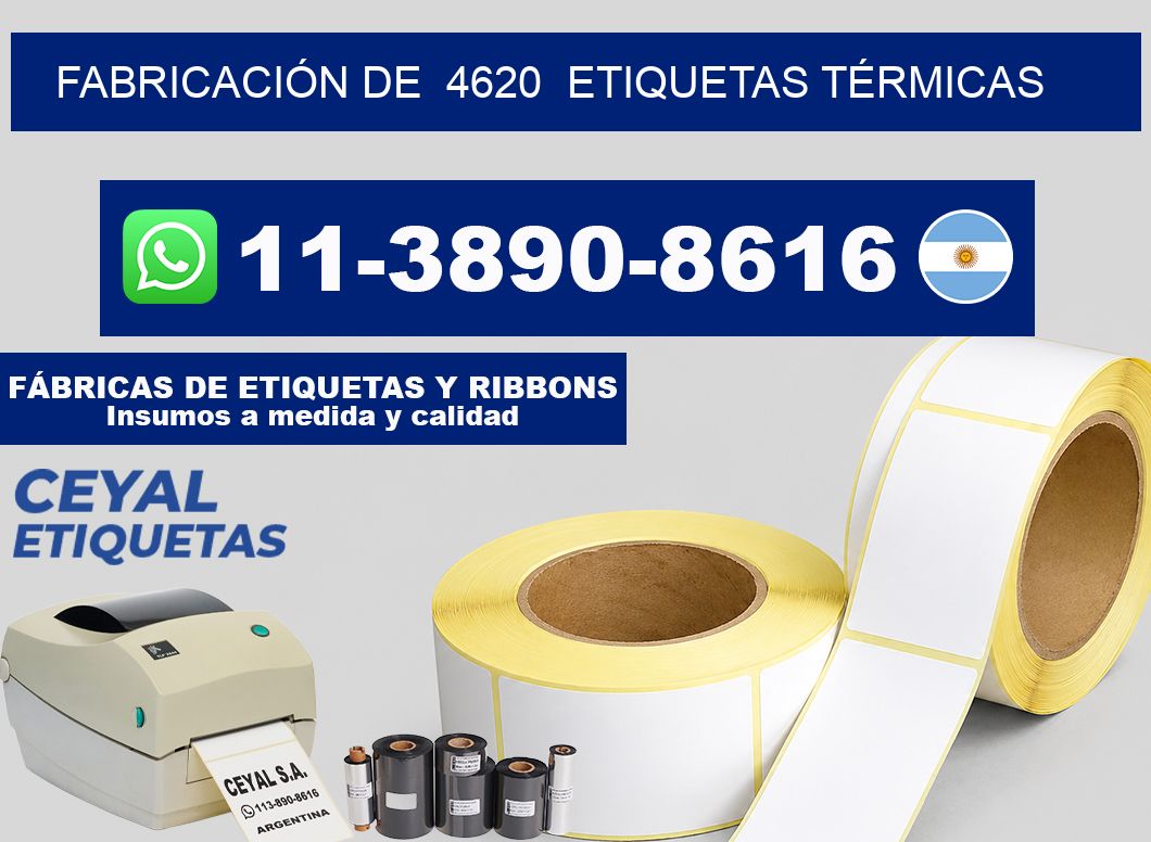 FABRICACIÓN DE  4620  ETIQUETAS TÉRMICAS