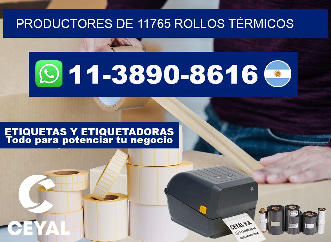 PRODUCTORES DE 11765 ROLLOS TÉRMICOS