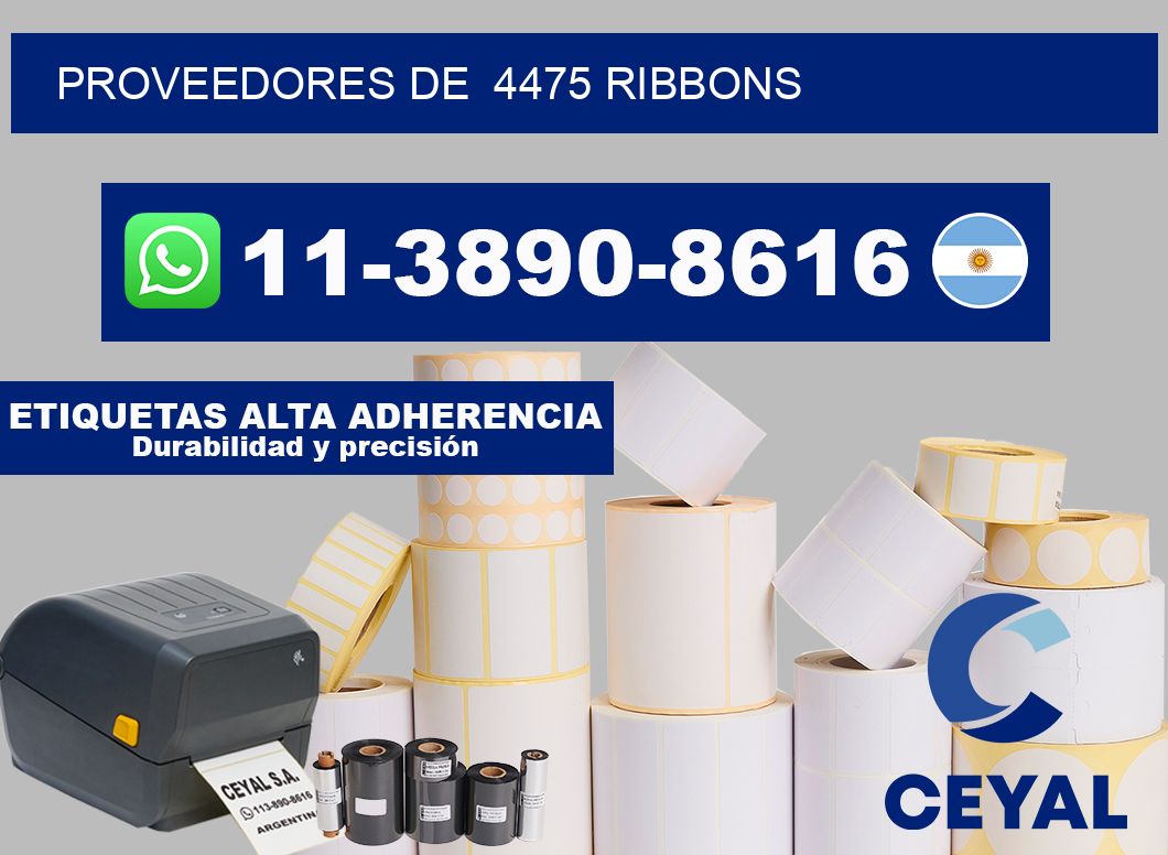 Proveedores de  4475 ribbons