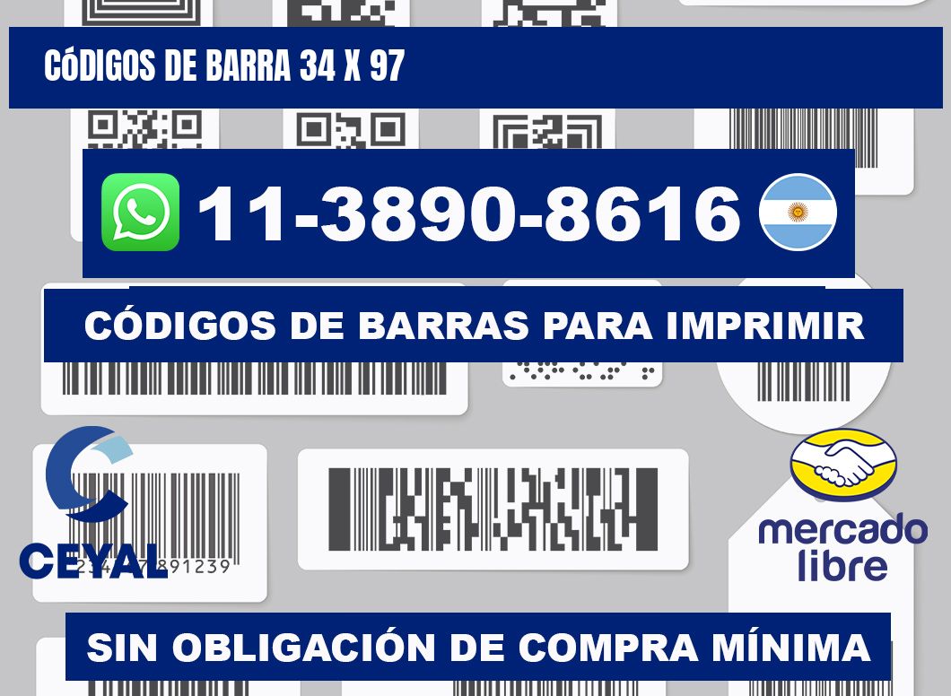 códigos de barra 34 x 97
