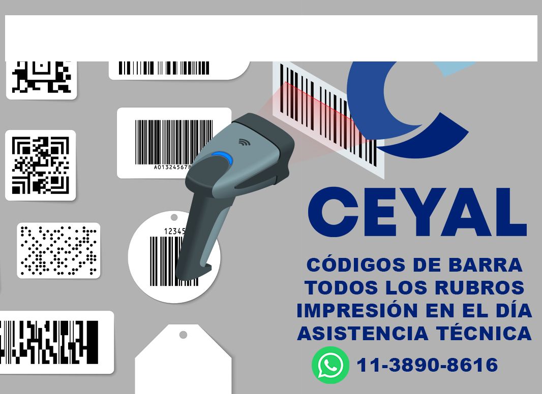 códigos de barra 82 x 84