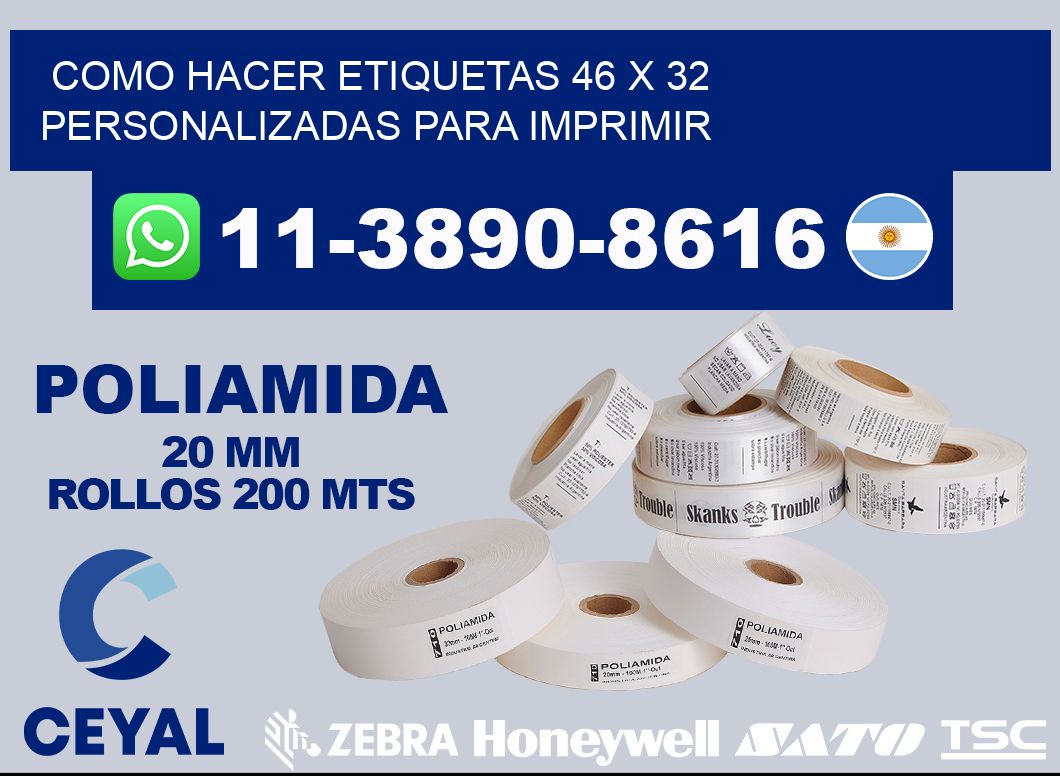 como hacer etiquetas 46 x 32 personalizadas para imprimir
