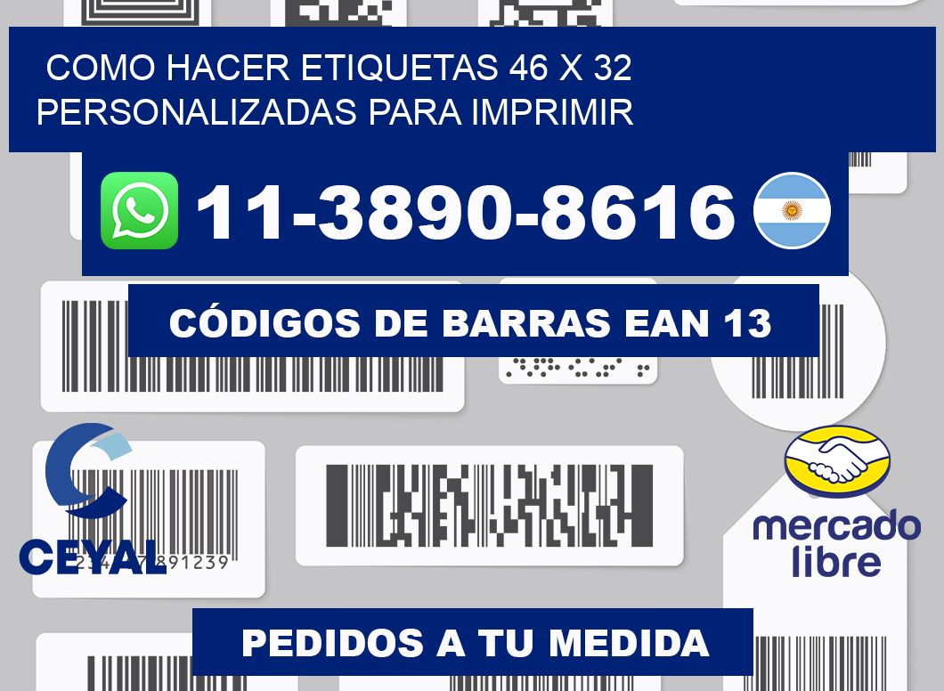 como hacer etiquetas 46 x 32 personalizadas para imprimir