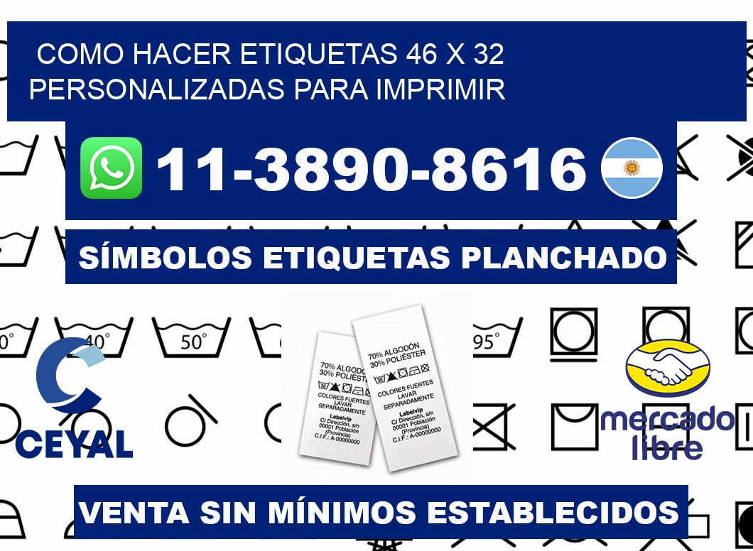 como hacer etiquetas 46 x 32 personalizadas para imprimir