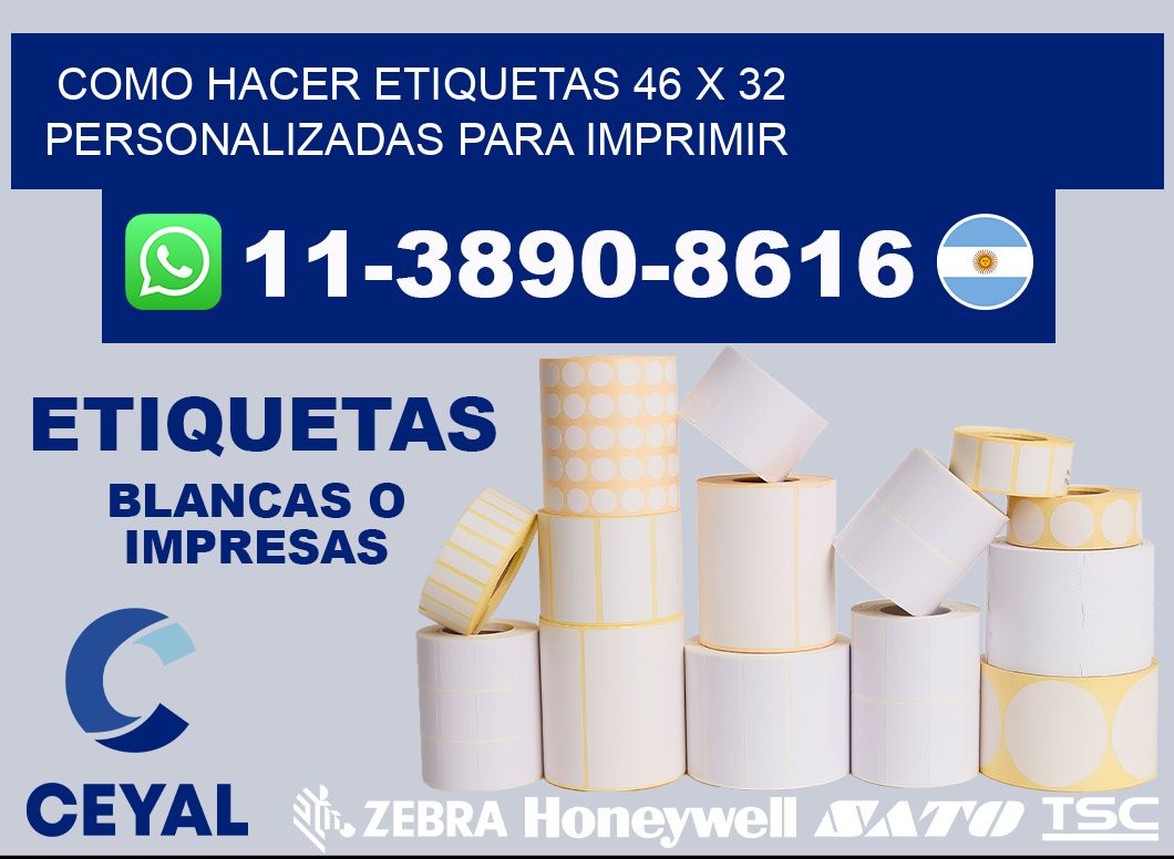 como hacer etiquetas 46 x 32 personalizadas para imprimir