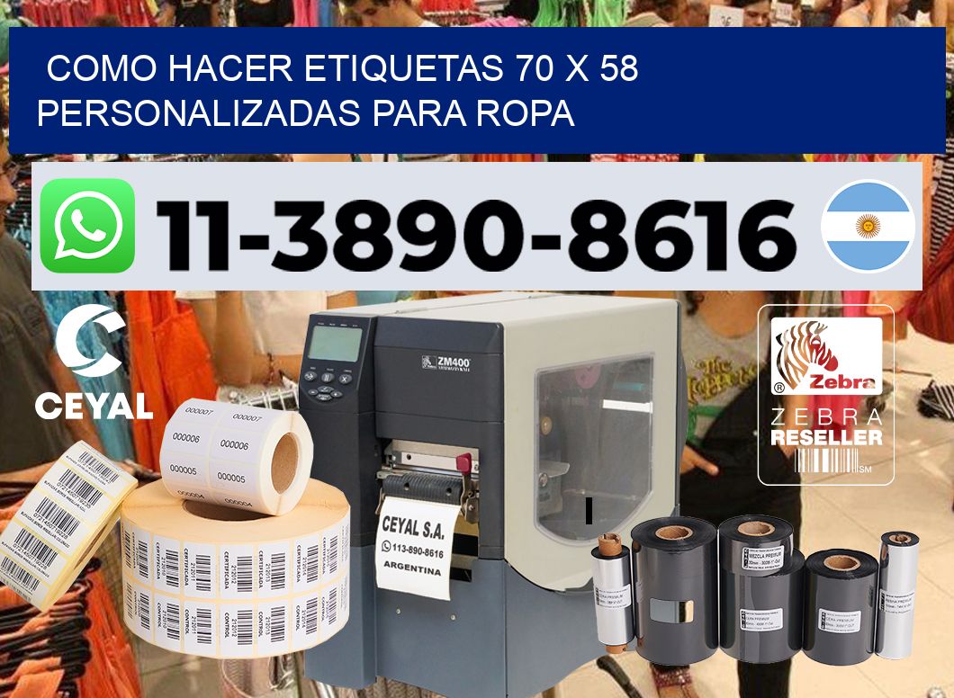 como hacer etiquetas 70 x 58 personalizadas para ropa