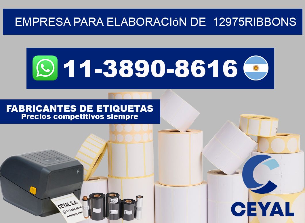 empresa para elaboración de  12975ribbons