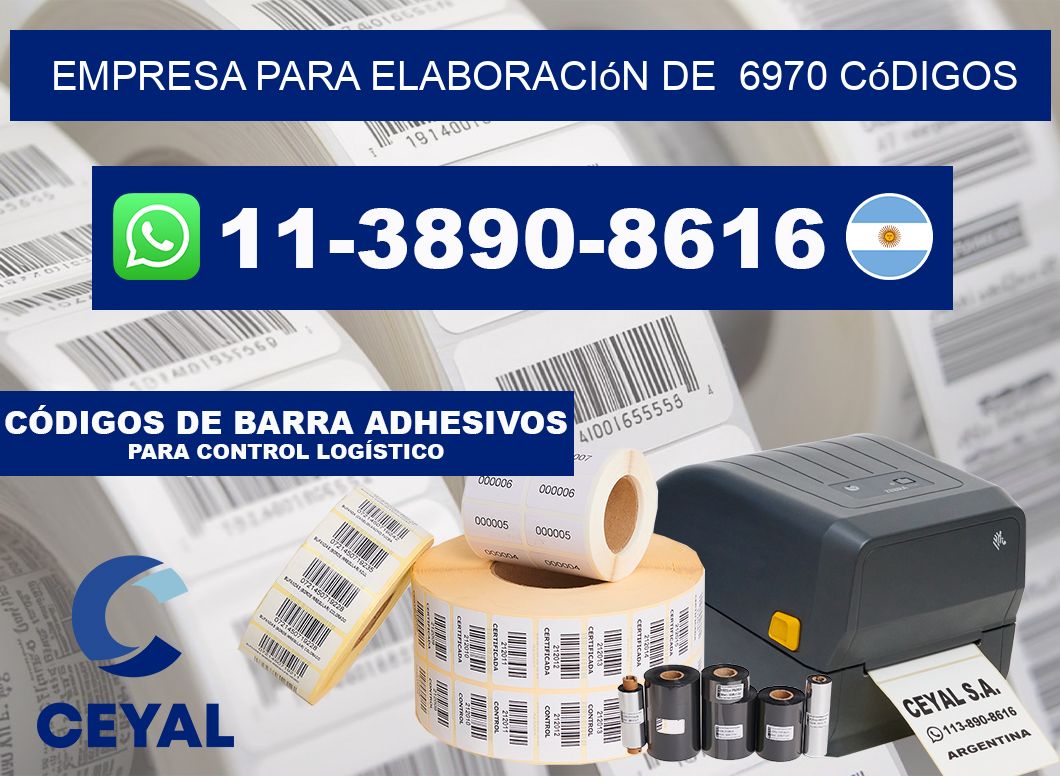 empresa para elaboración de 6970 códigos