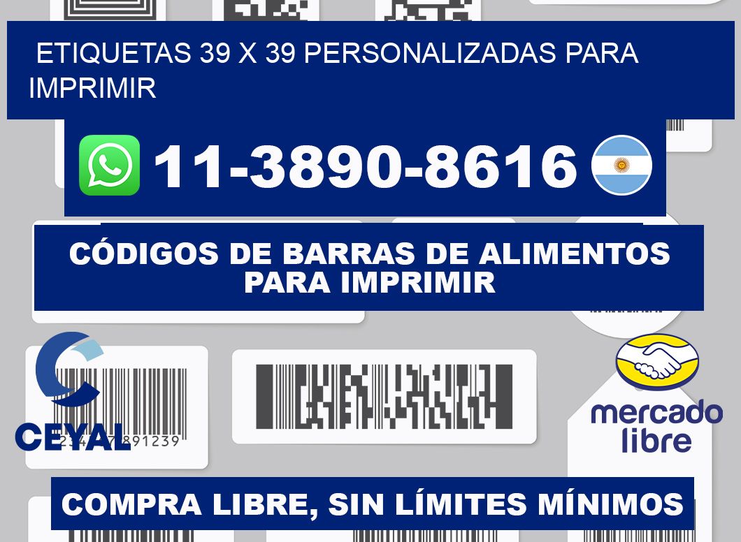 etiquetas 39 x 39 personalizadas para imprimir