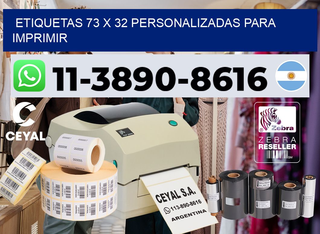 etiquetas 73 x 32 personalizadas para imprimir