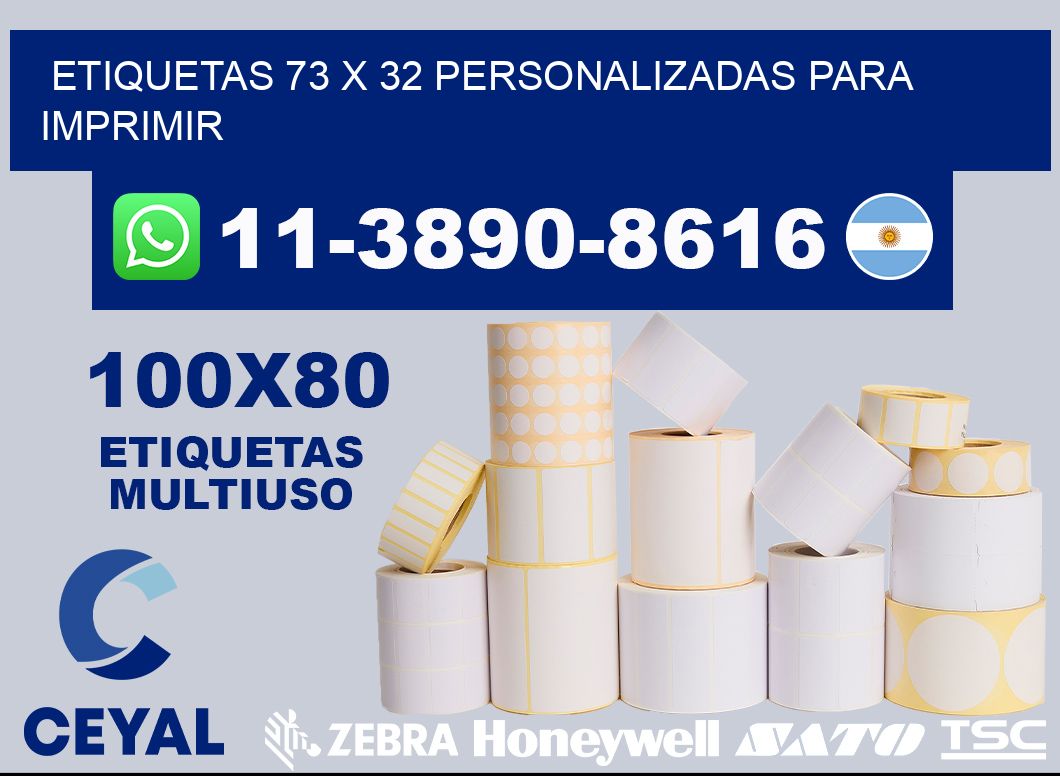etiquetas 73 x 32 personalizadas para imprimir