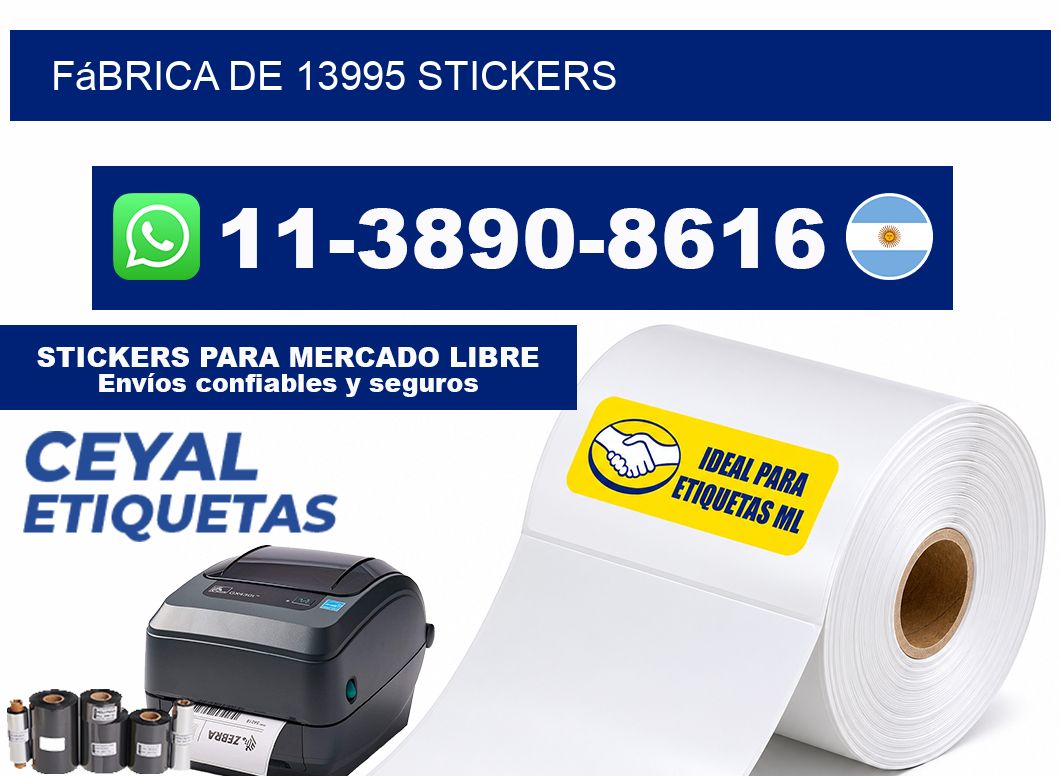 fábrica de 13995 stickers