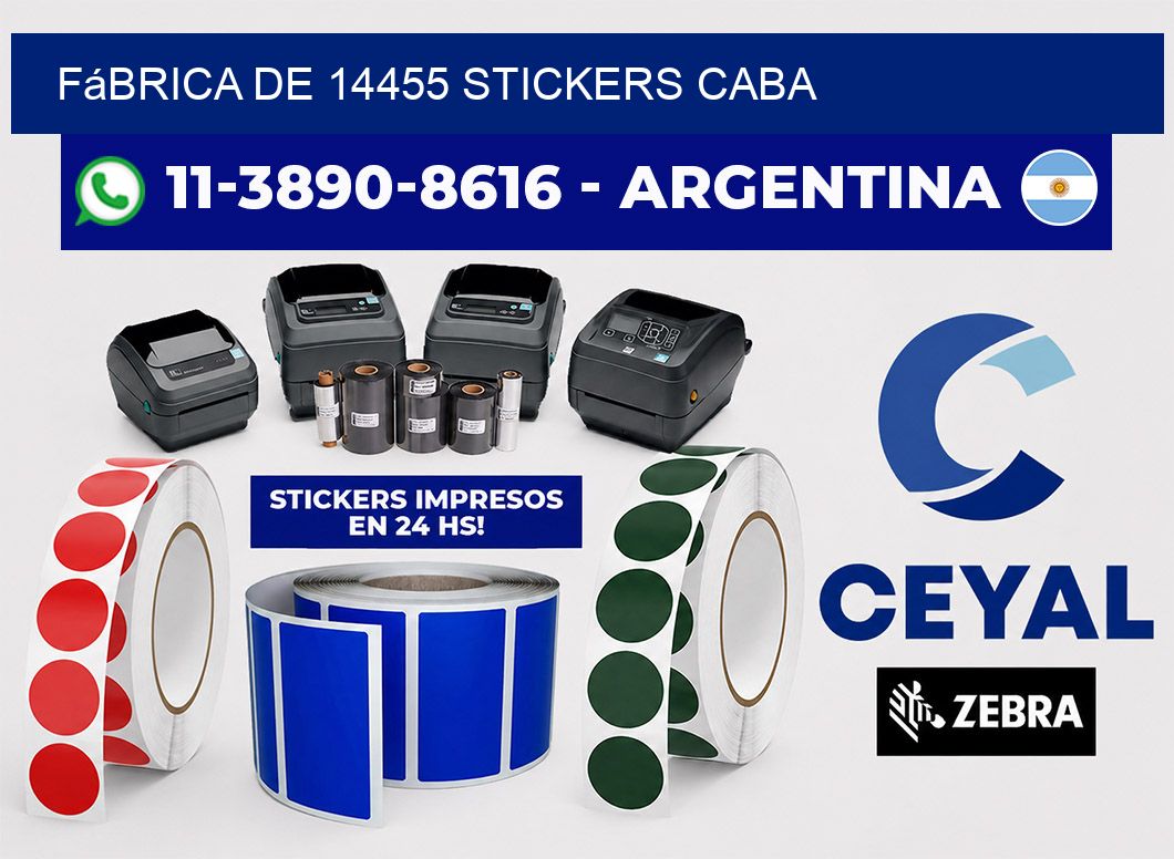fábrica de 14455 stickers CABA