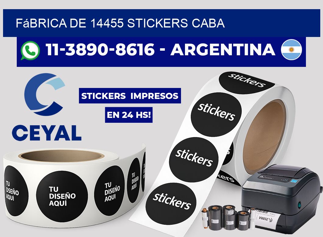 fábrica de 14455 stickers CABA