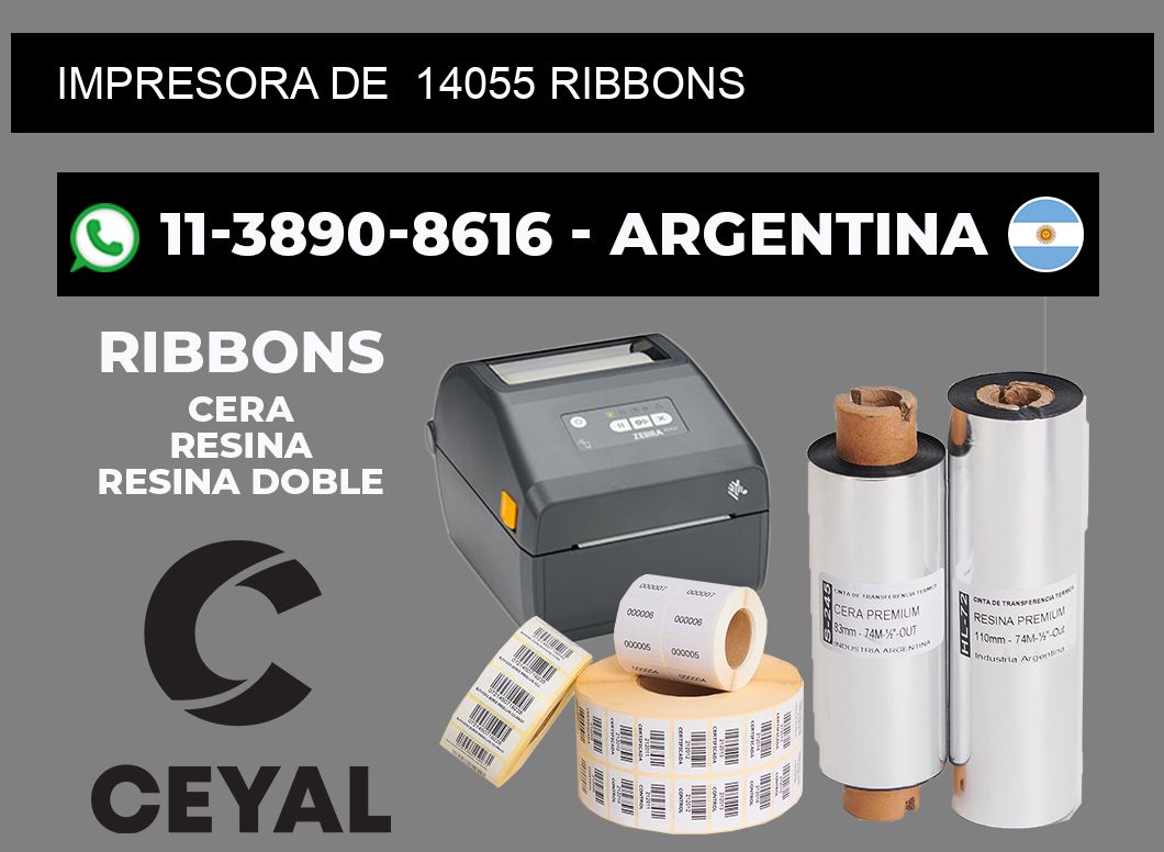impresora de 14055 ribbons