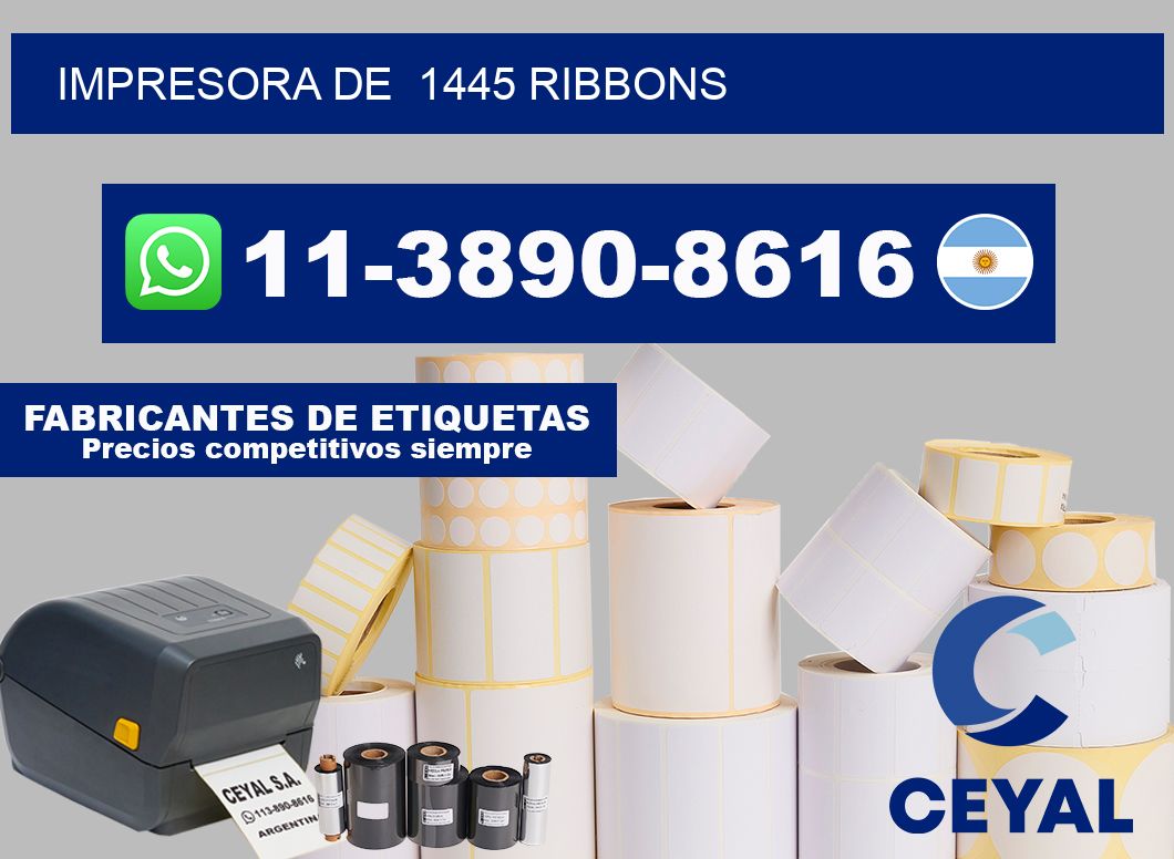 impresora de  1445 ribbons
