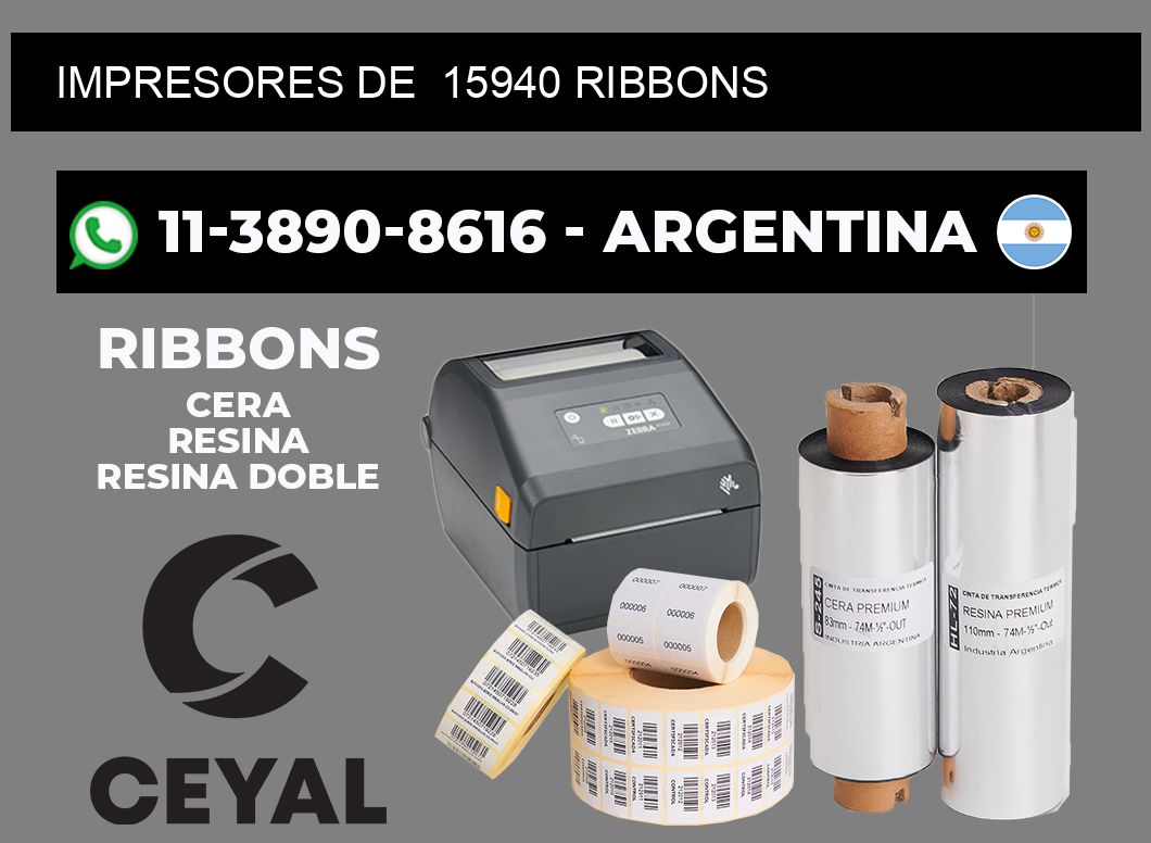 impresores de 15940 ribbons